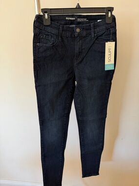 Old Navy Sculpt Rockstar Women's Dark Indigo Skinny Jeggings